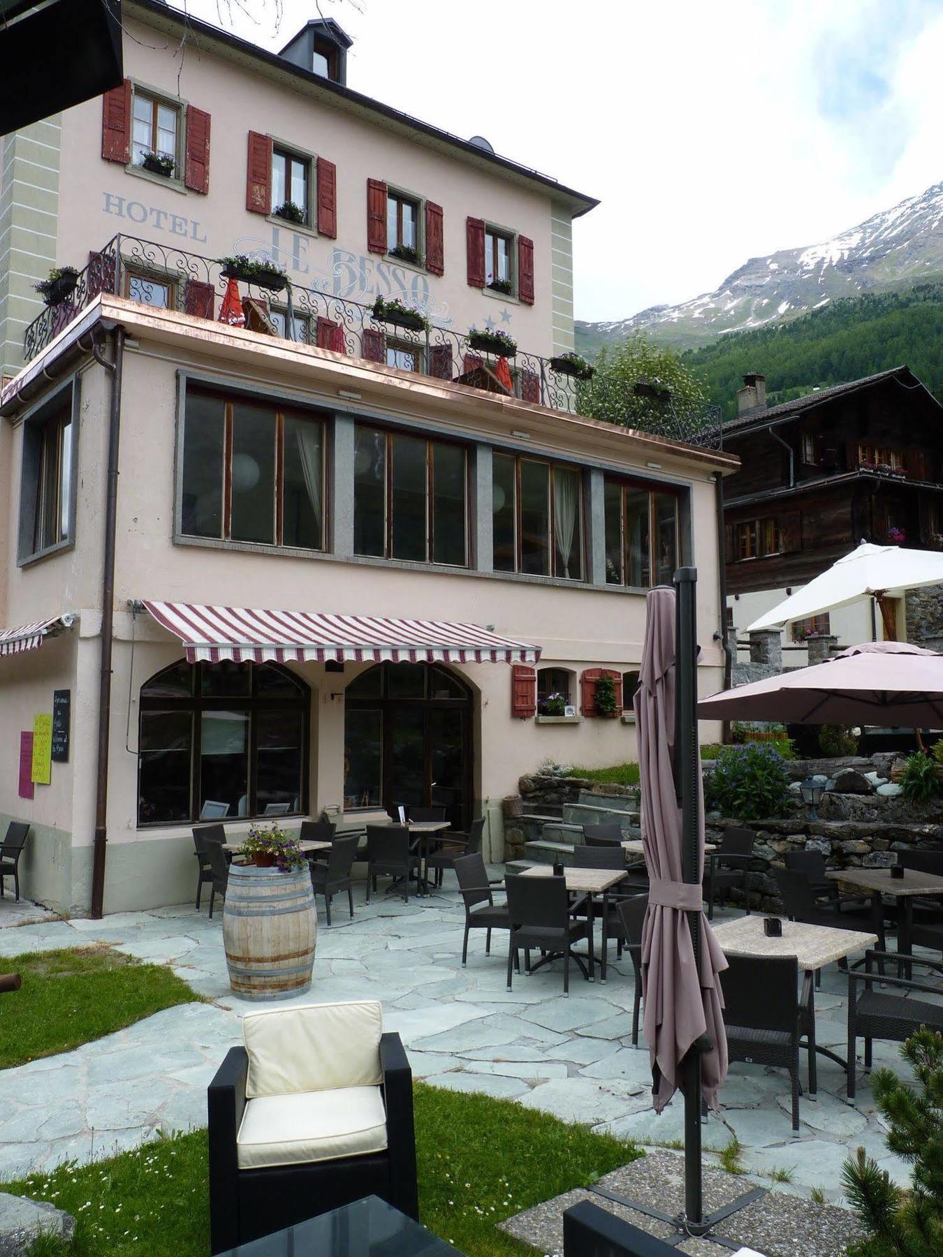 Hotel Le Besso - Swiss Romantic Lodge Зинал Екстериор снимка