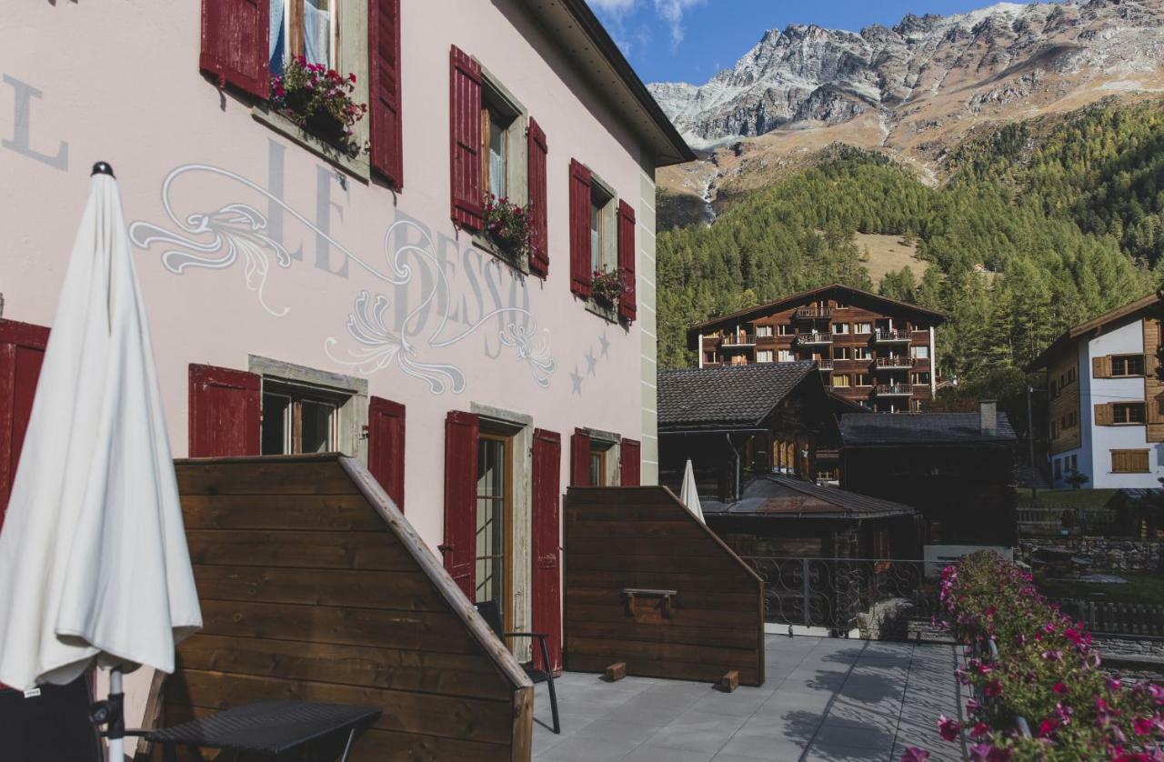 Hotel Le Besso - Swiss Romantic Lodge Зинал Екстериор снимка